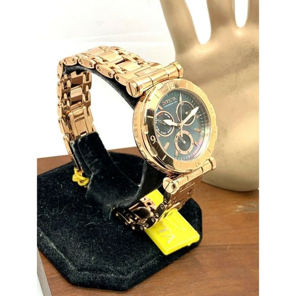 Invicta Women's Watch 24429 Subaqua Rose Gold Tone Stainless Quartz MOP Dial - Picture 11 of 11